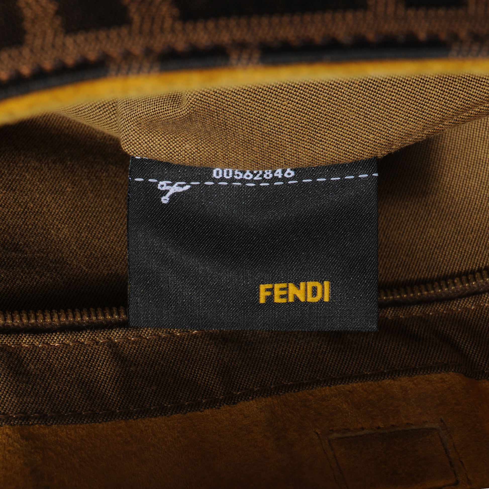 Fendi Zucca Large Hobo Tobacco 10 of 11