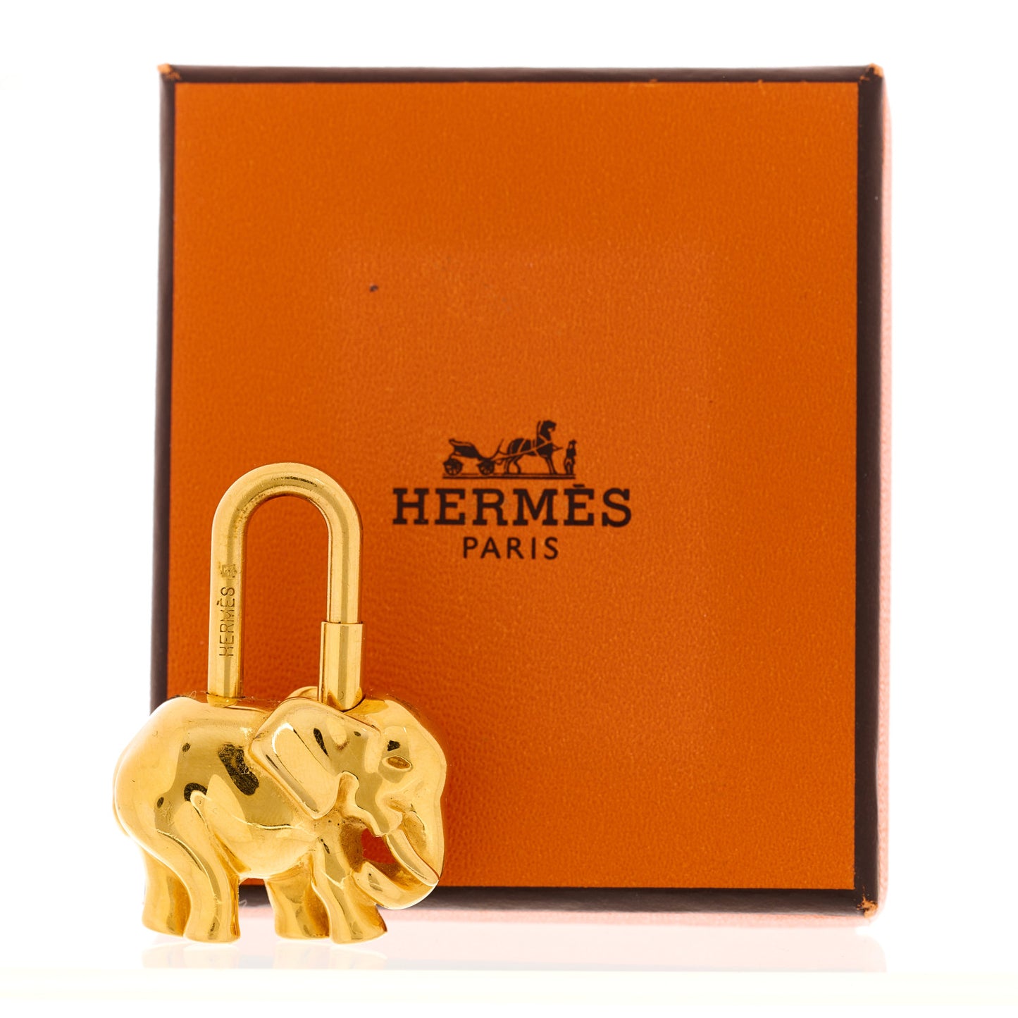 Permabrass Elephant Cadena Lock Gold