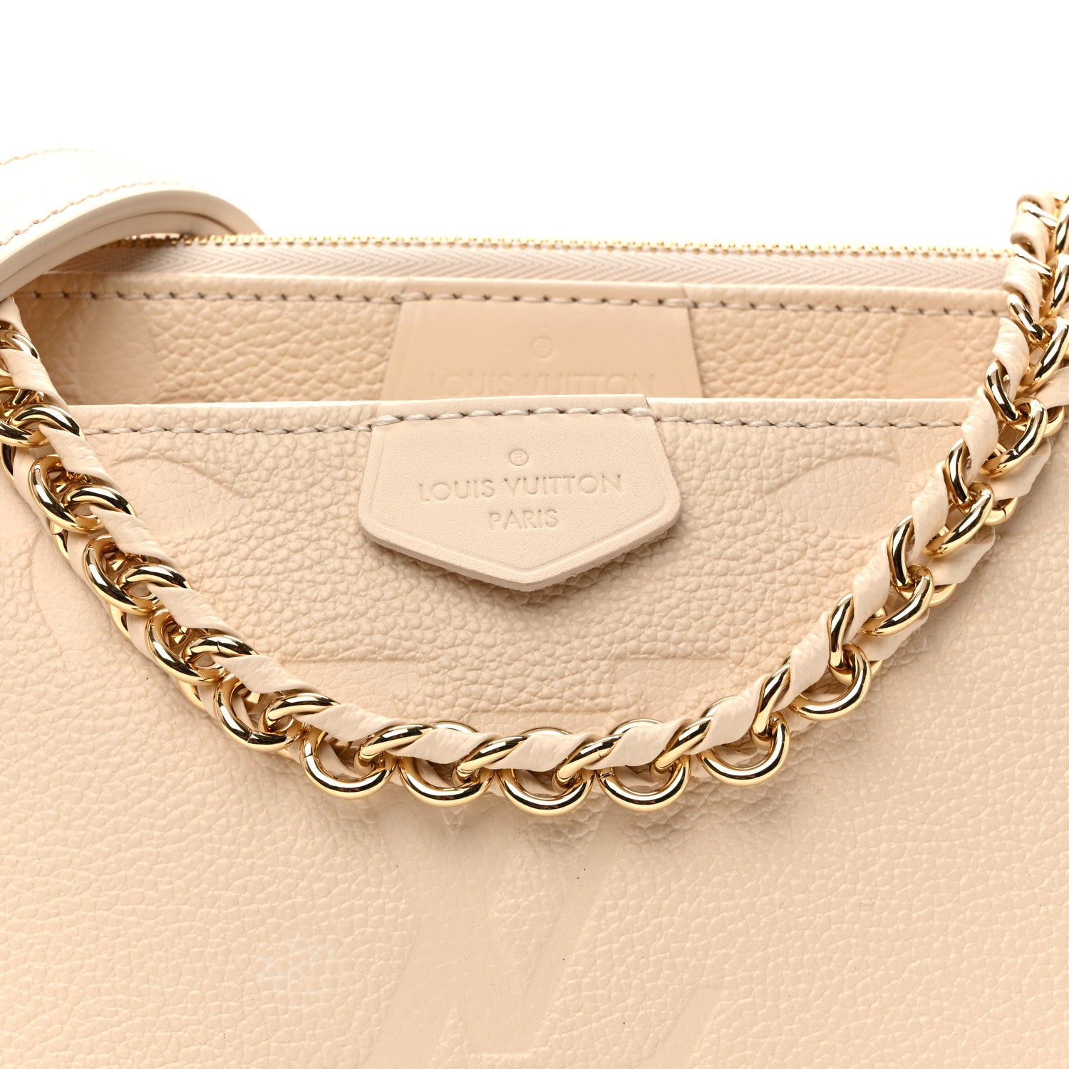Louis Vuitton Empreinte Monogram Giant Multi Pochette Accessories Cream 9 of 11
