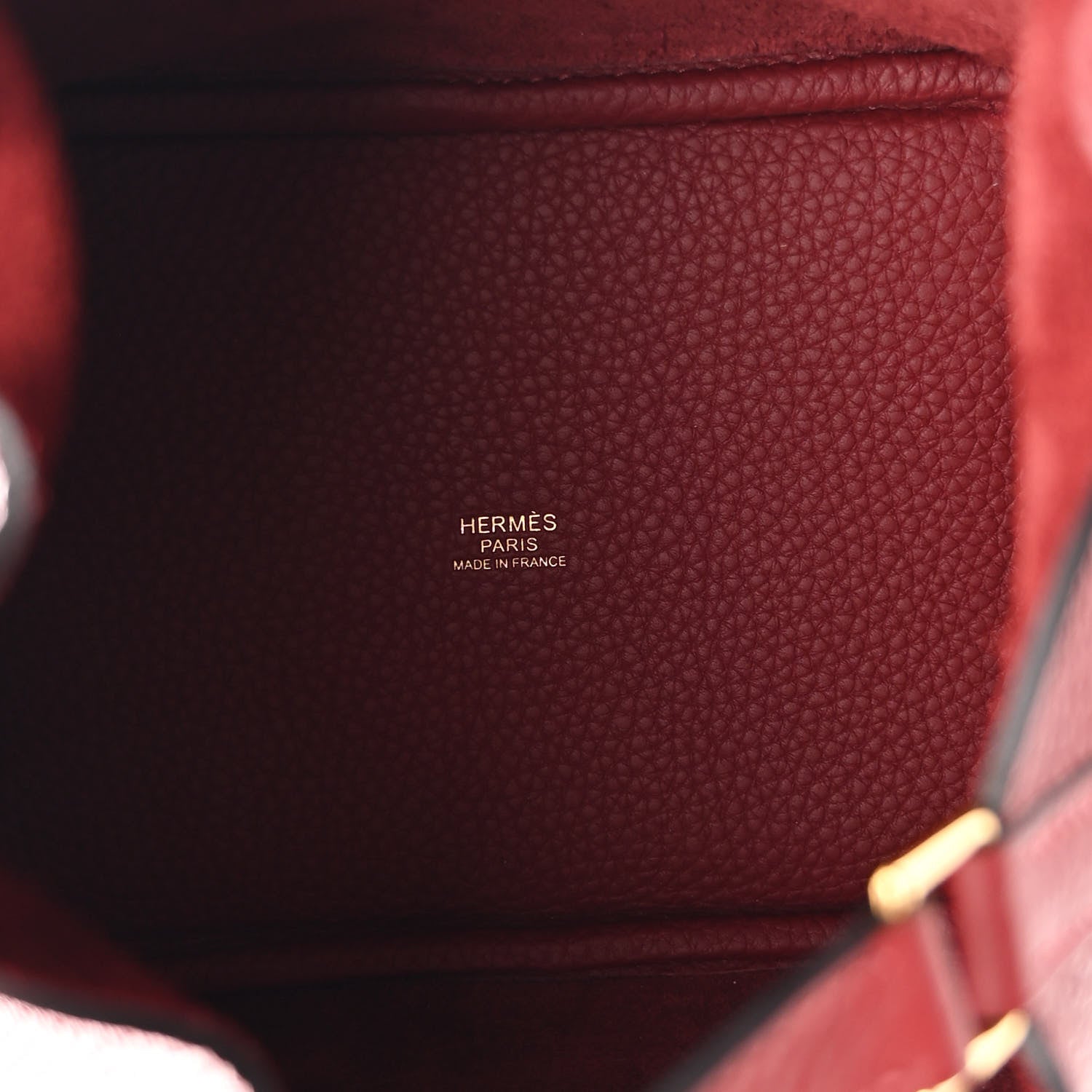Hermes Taurillon Clemence Picotin Lock 18 PM Rouge H 5 of 11