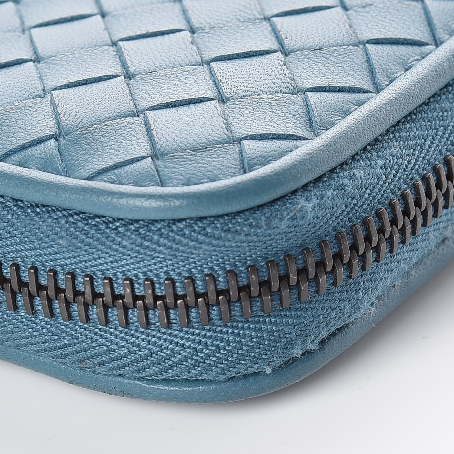 Bottega Veneta Nappa Intrecciato Zip Around Wallet Canard 11 of 13