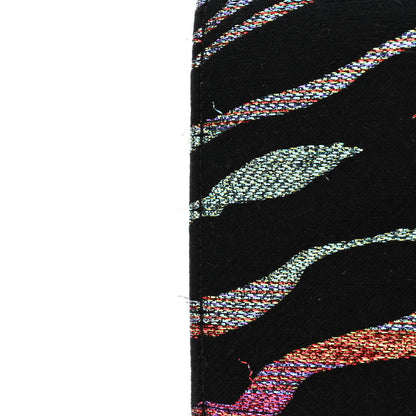 Saint Laurent Canvas Calfskin Metallic Tiger Print Small Monogram Kate Satchel Black Multicolor 14 of 15