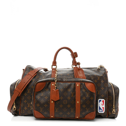 Louis Vuitton X NBA Monogram Grain Cowhide Ball Keepall Trio Pocket Bag 1 of 20