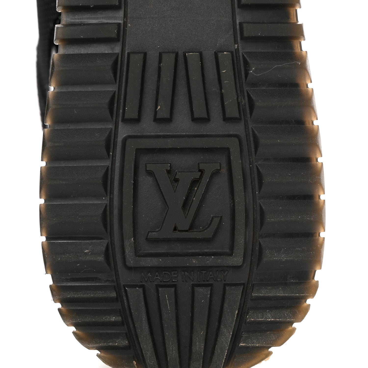 Louis Vuitton Suede Monogram Run Away Sneakers 37.5 Black 6 of 12