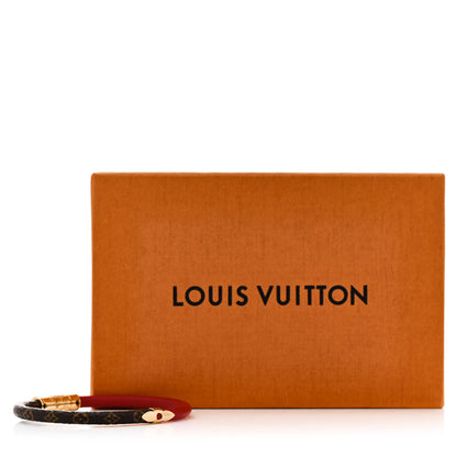 Louis Vuitton Monogram Daily Confidential Bracelet 19 Red 3 of 5