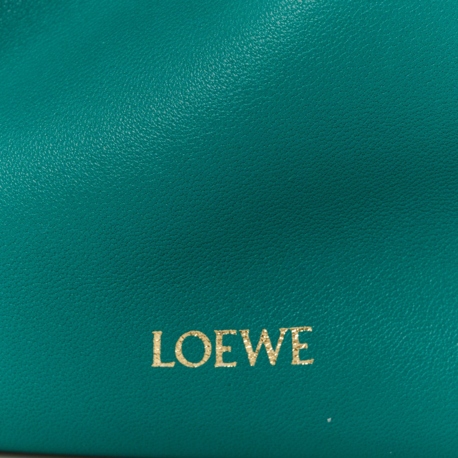 Loewe Mellow Nappa Lambskin Jade Mini Flamenco Knot Clutch Emerald Green 8 of 12