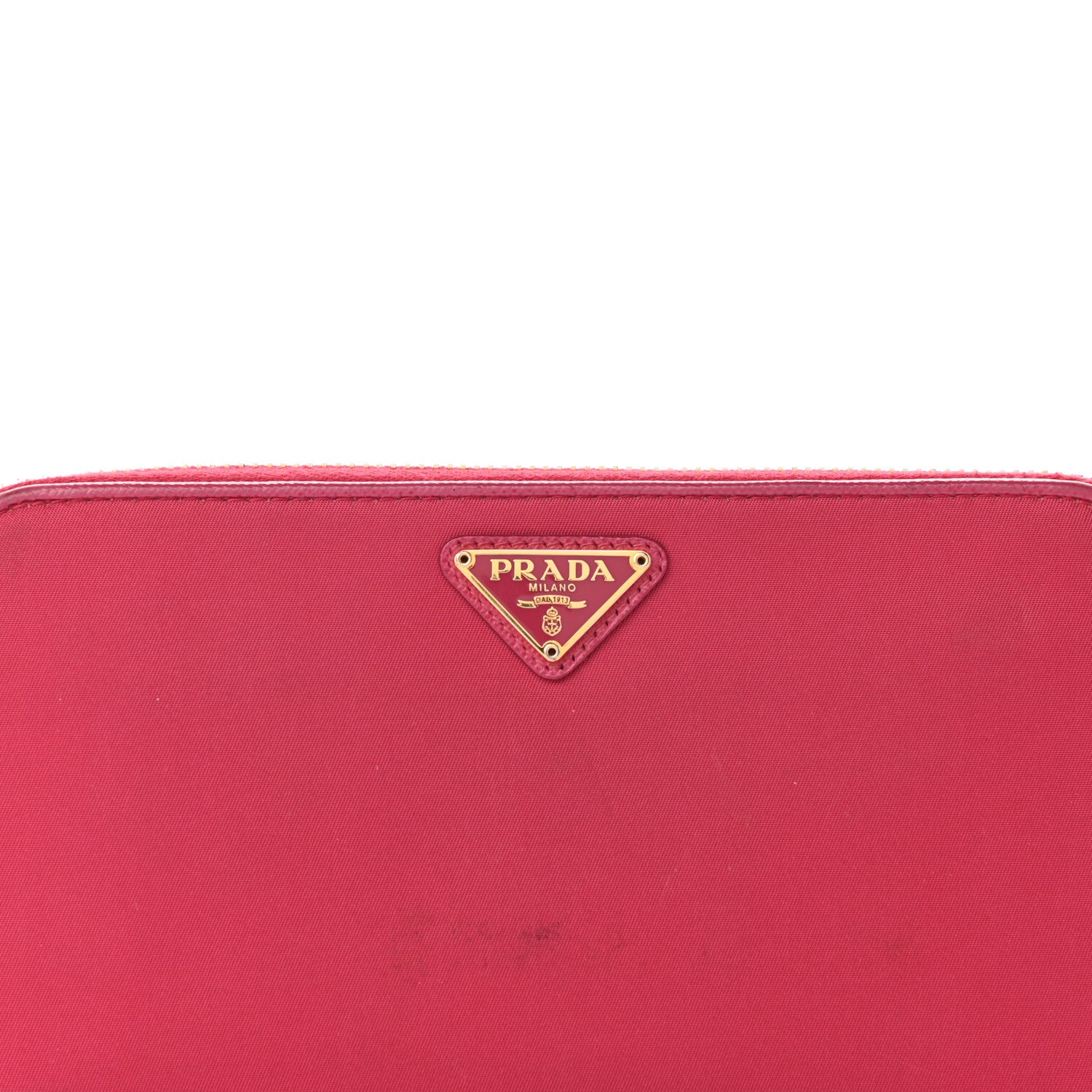 Prada Tessuto Nylon Zip Around Wallet Ibisco 8 of 12
