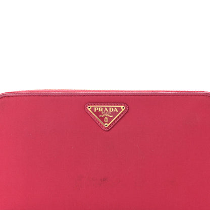 Prada Tessuto Nylon Zip Around Wallet Ibisco 8 of 12