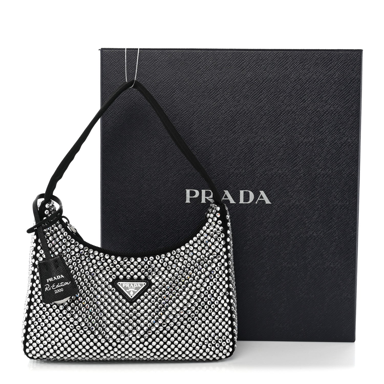 Prada Satin Crystal Mini Re-Edition 2000 Bag Cristal 1943432
