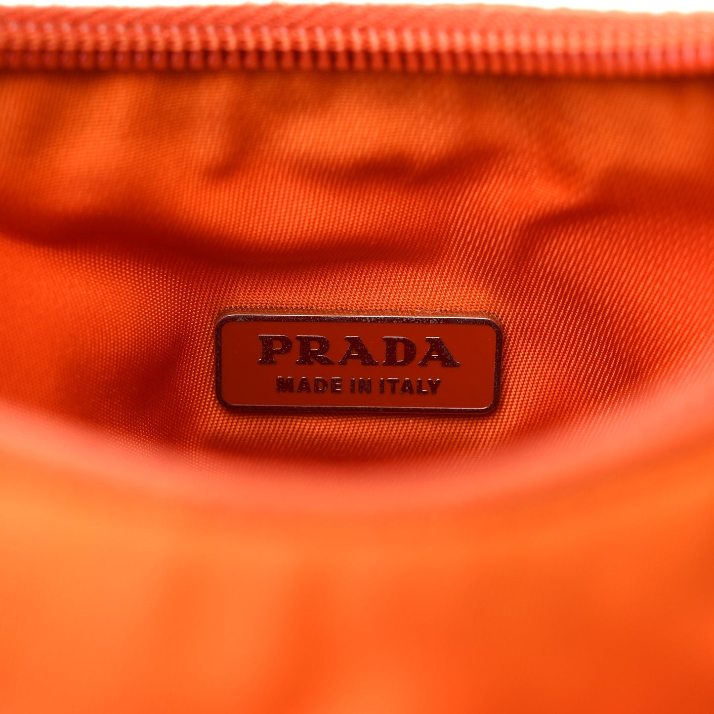 Tessuto Nylon Sport Shoulder Bag Orange