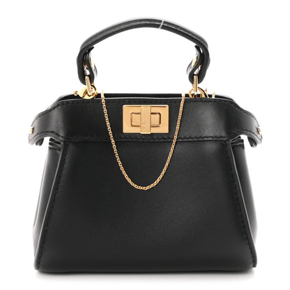 Fendi Nappa Nano Peekaboo Satchel Black 1 of 11