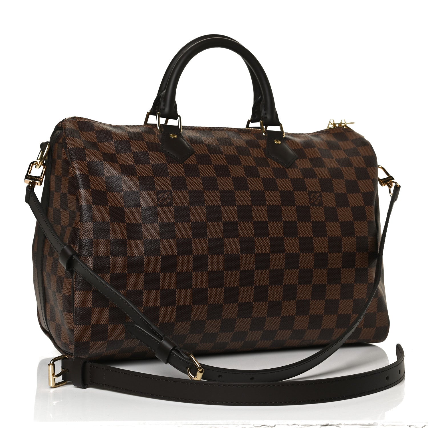 Louis Vuitton Damier Ebene Speedy Bandouliere 35 12 of 13