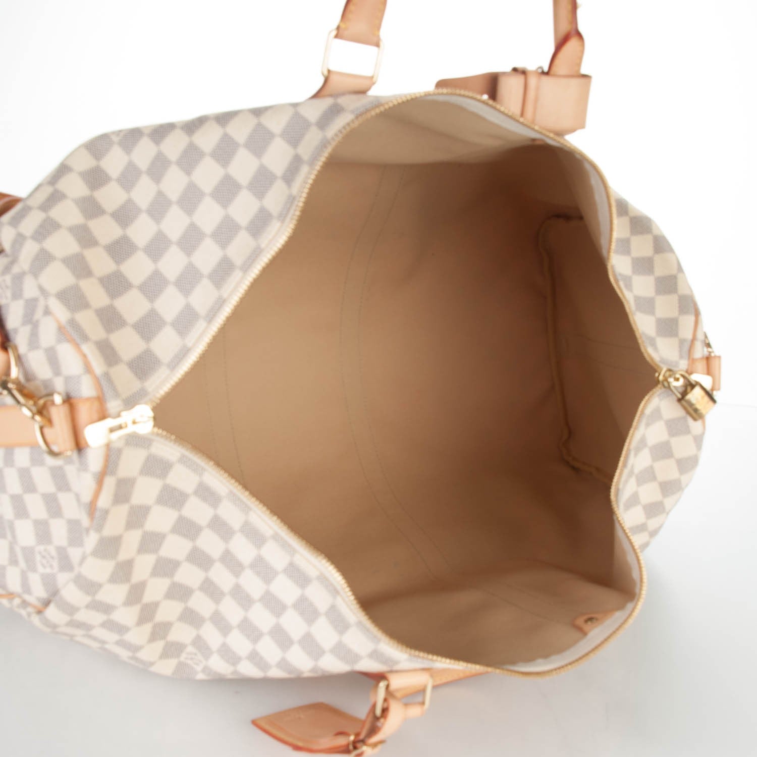 Louis Vuitton Damier Azur Keepall Bandouliere 55 7 of 8