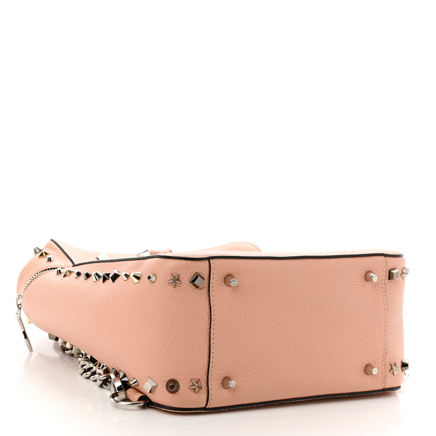 Christian Louboutin Calfskin Rubylou Love Backpack Pink 4 of 12