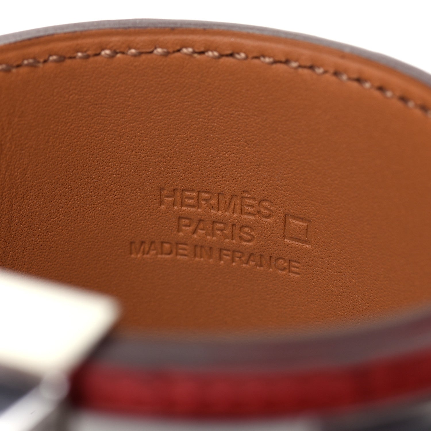 Hermes Matte Alligator Collier De Chien CDC Bracelet L Geranium 4 of 5