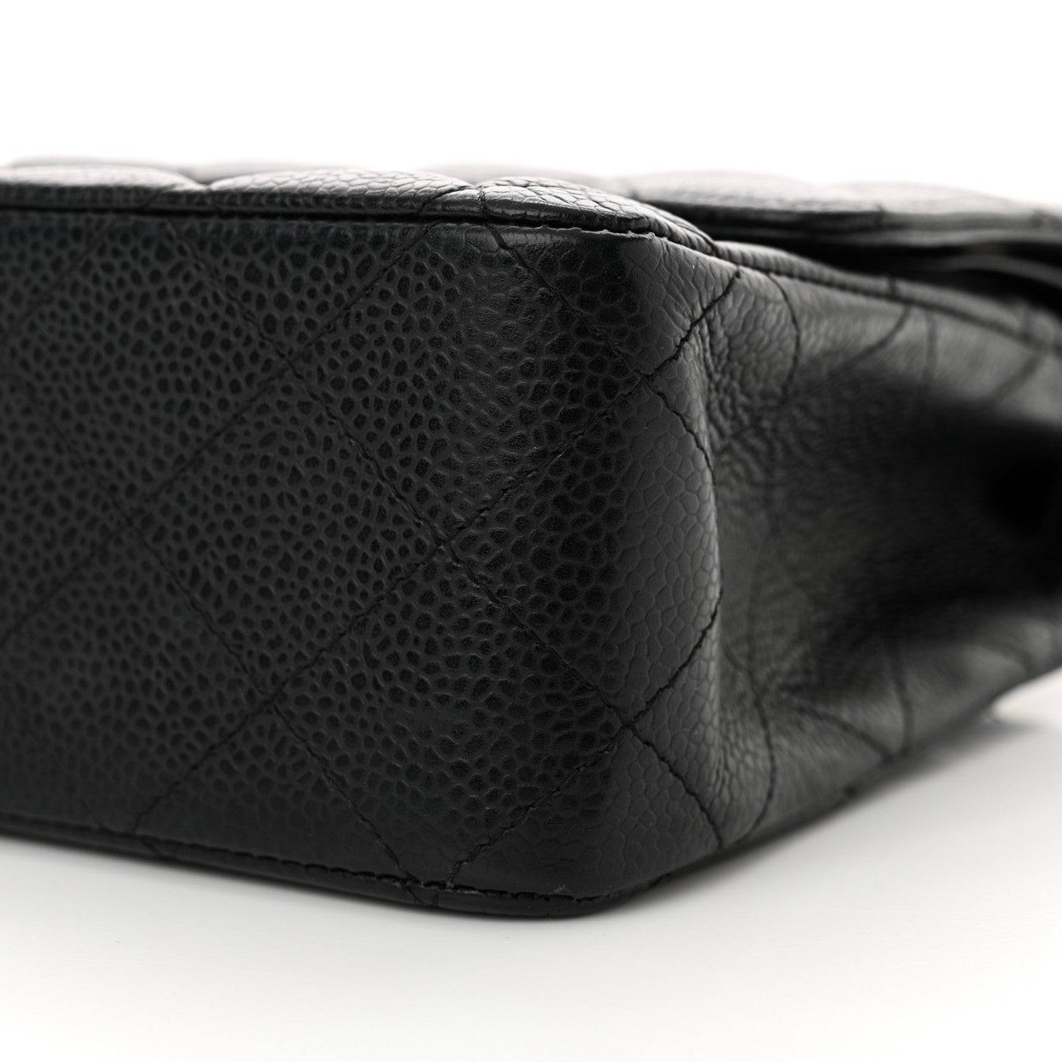 Chanel Caviar Quilted Medium Double Flap Black 10 of 13