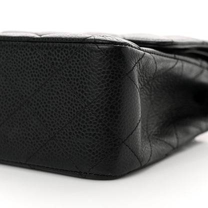 Chanel Caviar Quilted Medium Double Flap Black 10 of 13