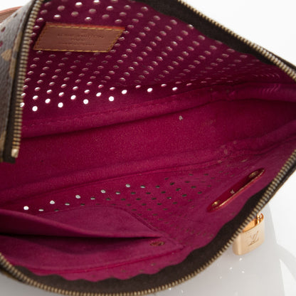 Louis Vuitton Monogram Perforated Pochette Accessories Bag Fuchsia 5 of 10