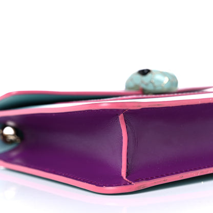 Bulgari Calfskin Serpenti Forever Crossbody Bag Light Blue 9 of 12
