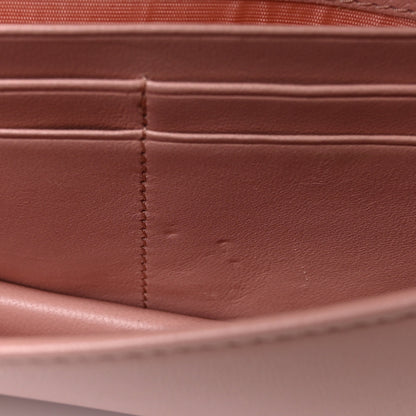 Miu Miu Nappa Matelasse Wallet On Chain Orchidea 9 of 10
