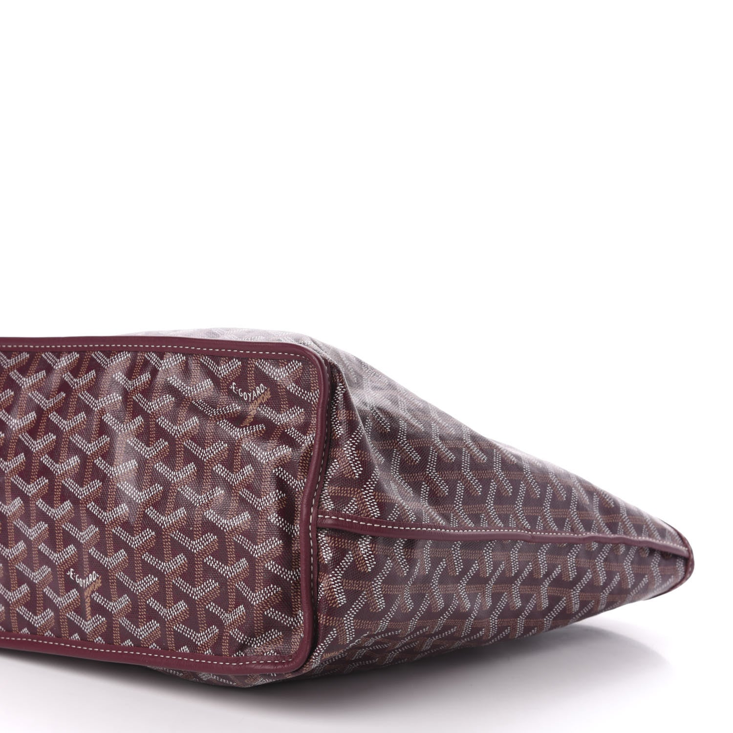Goyard Goyardine Reversible Anjou PM Burgundy 9 of 21