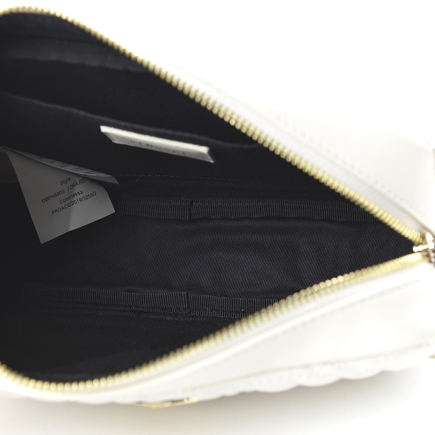 Versace Nappa Barocco Quilted Vanitas Medea Belt Bag White 5 of 10