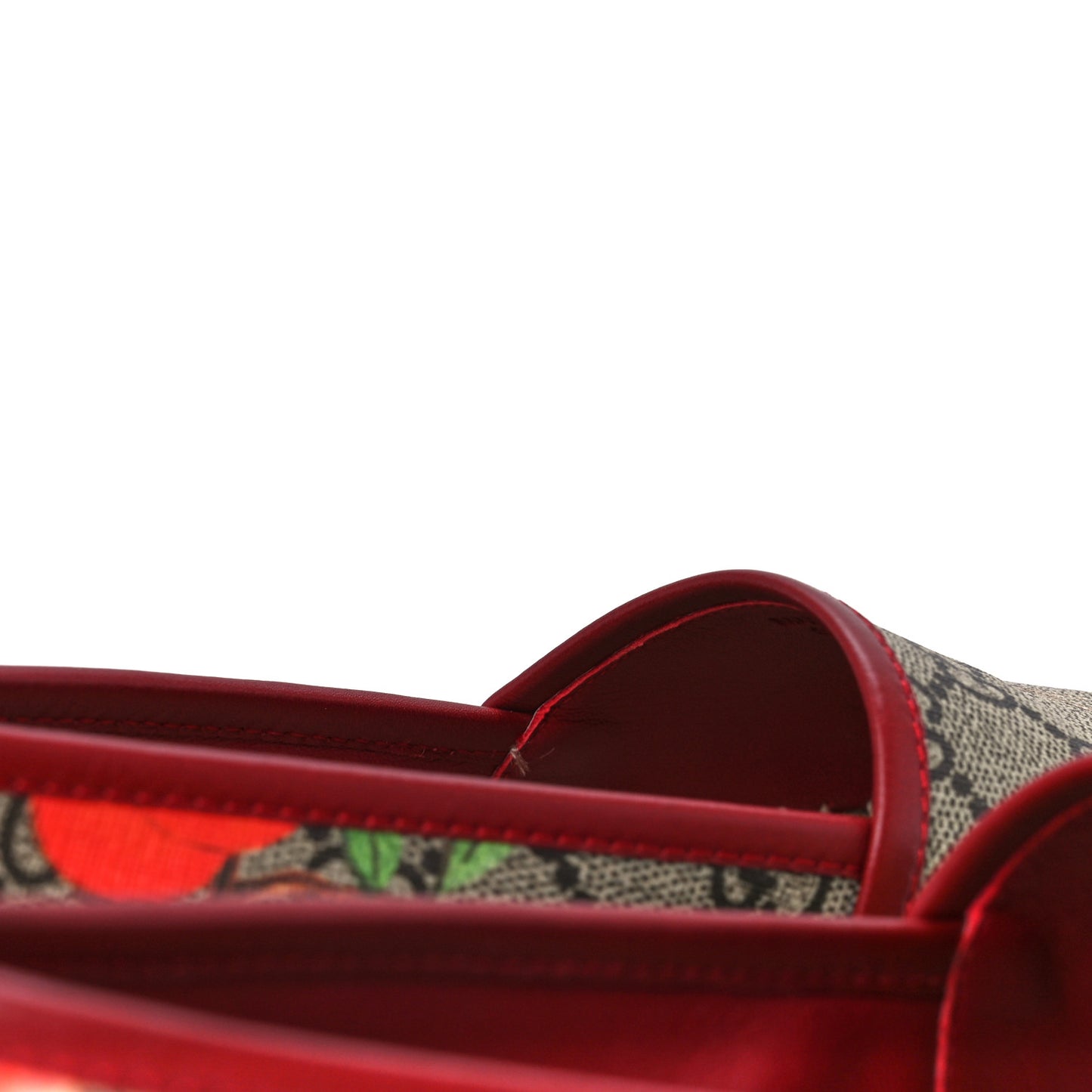 GG Supreme Monogram Tian Womens Espadrilles 36 Beige Multicolor Red