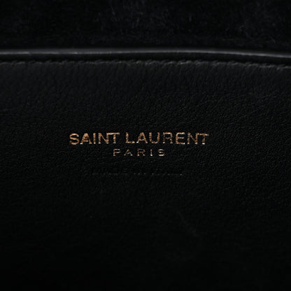Saint Laurent Calfskin Monogram Baby Downtown Cabas Black 6 of 12