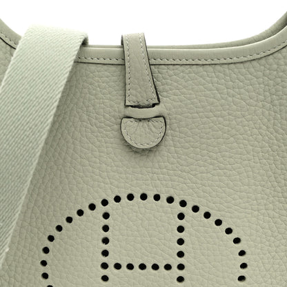 Hermes Taurillon Clemence Amazone Evelyne TPM Gris Neve 8 of 10