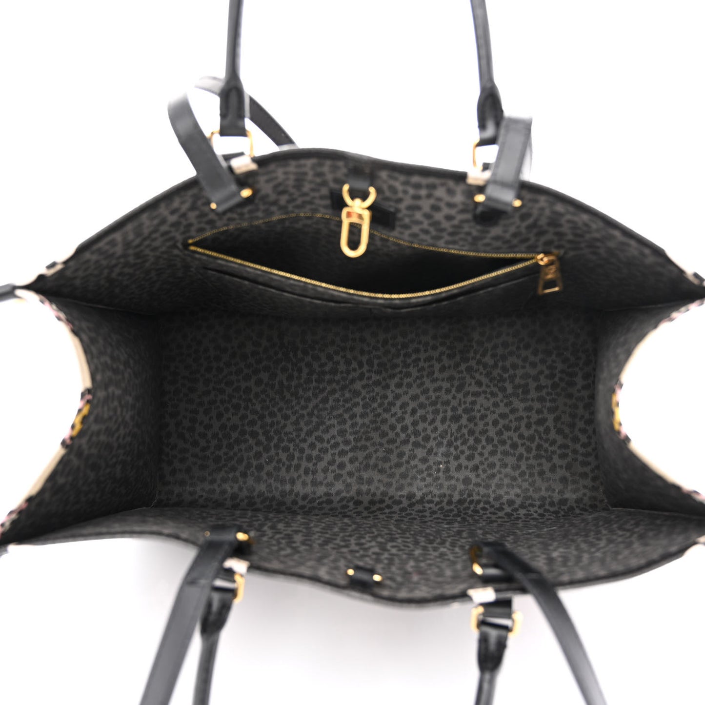 Monogram Giant Wild At Heart Onthego GM Black