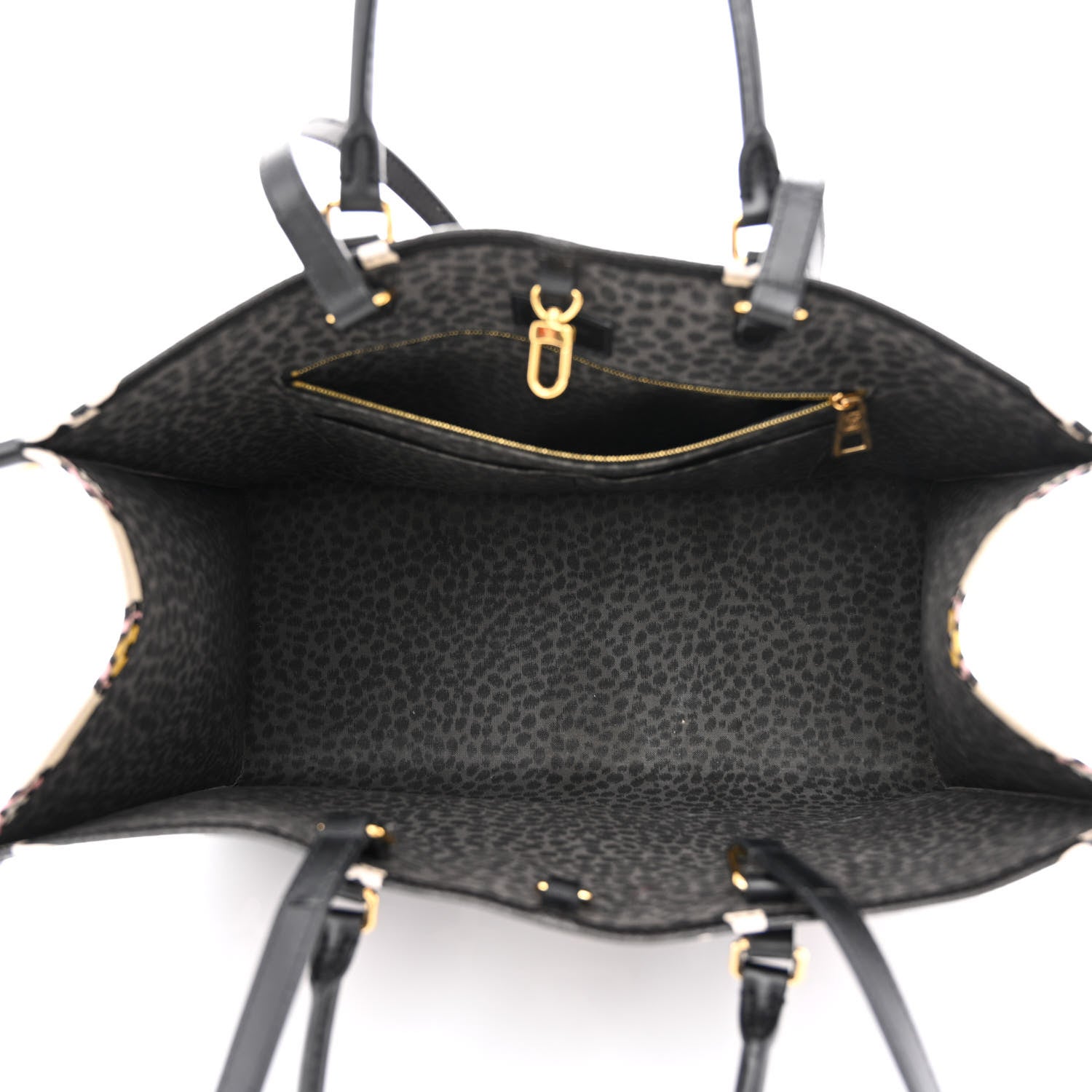Louis Vuitton Monogram Giant Wild At Heart Onthego GM Black 5 of 13