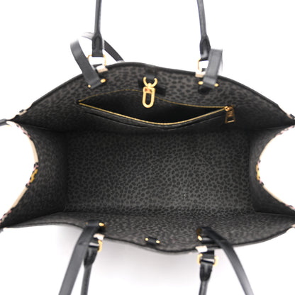 Louis Vuitton Monogram Giant Wild At Heart Onthego GM Black 5 of 13