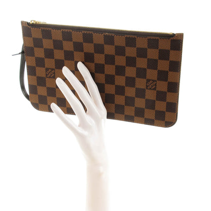 Louis Vuitton Damier Ebene Neverfull MM GM Pochette 2 of 8