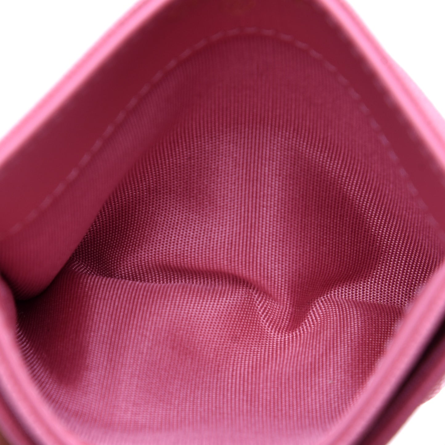 Caviar Quilted Boy Card Holder Pink