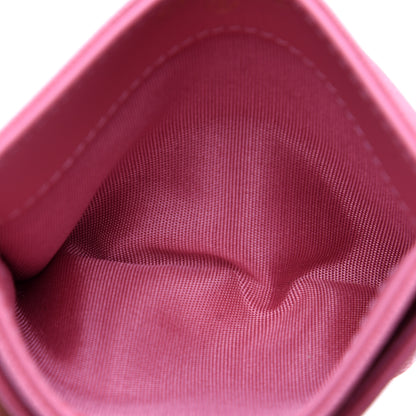 Chanel Caviar Quilted Boy Card Holder Pink 4 of 10