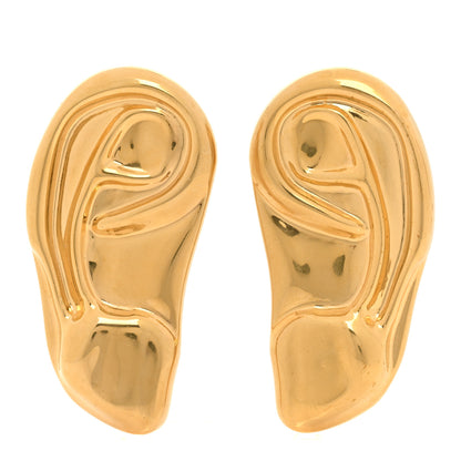 Gucci Ear Brooch Set Gold 1 of 4