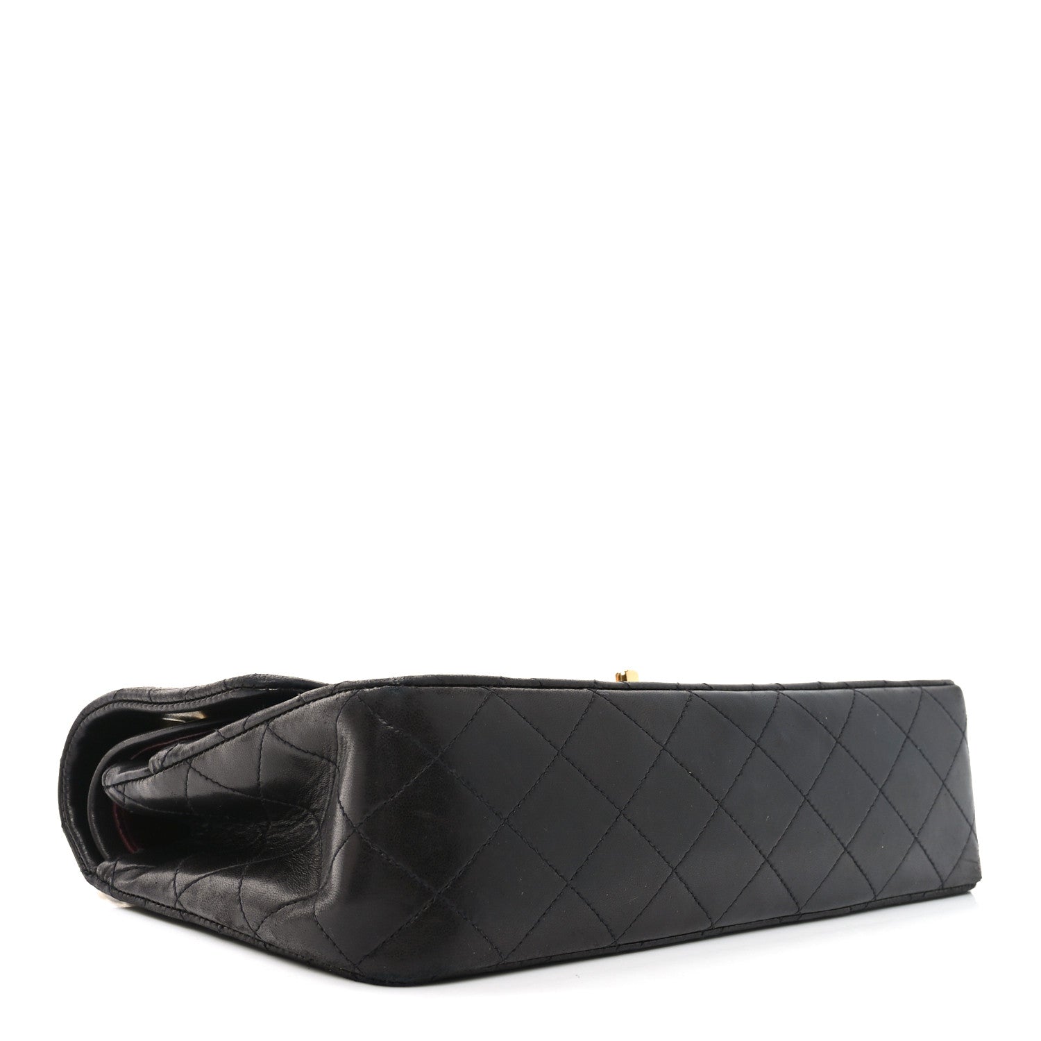 Chanel Lambskin Quilted Medium Double Flap Black 4 of 12
