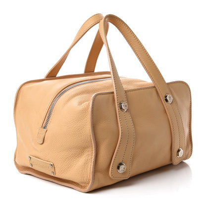Chanel Deerskin Medium Bolt Bag Beige 3 of 13