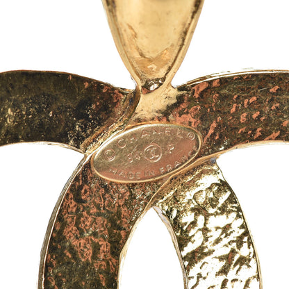Chanel Hammered CC Long Necklace Gold 3 of 4