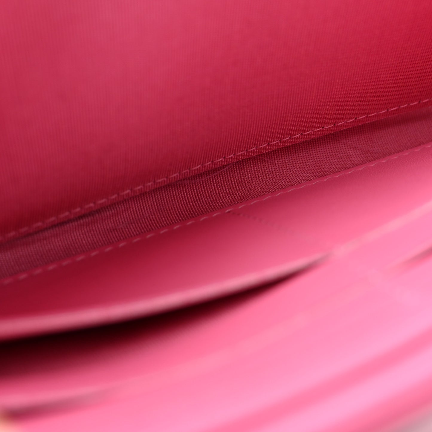 Lambskin Quilted Large Boy Gusset Flap Wallet Pink