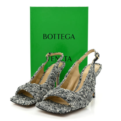 Bottega Veneta Terrazzo Boucle Slingbacks 40 Green Marble 8 of 8
