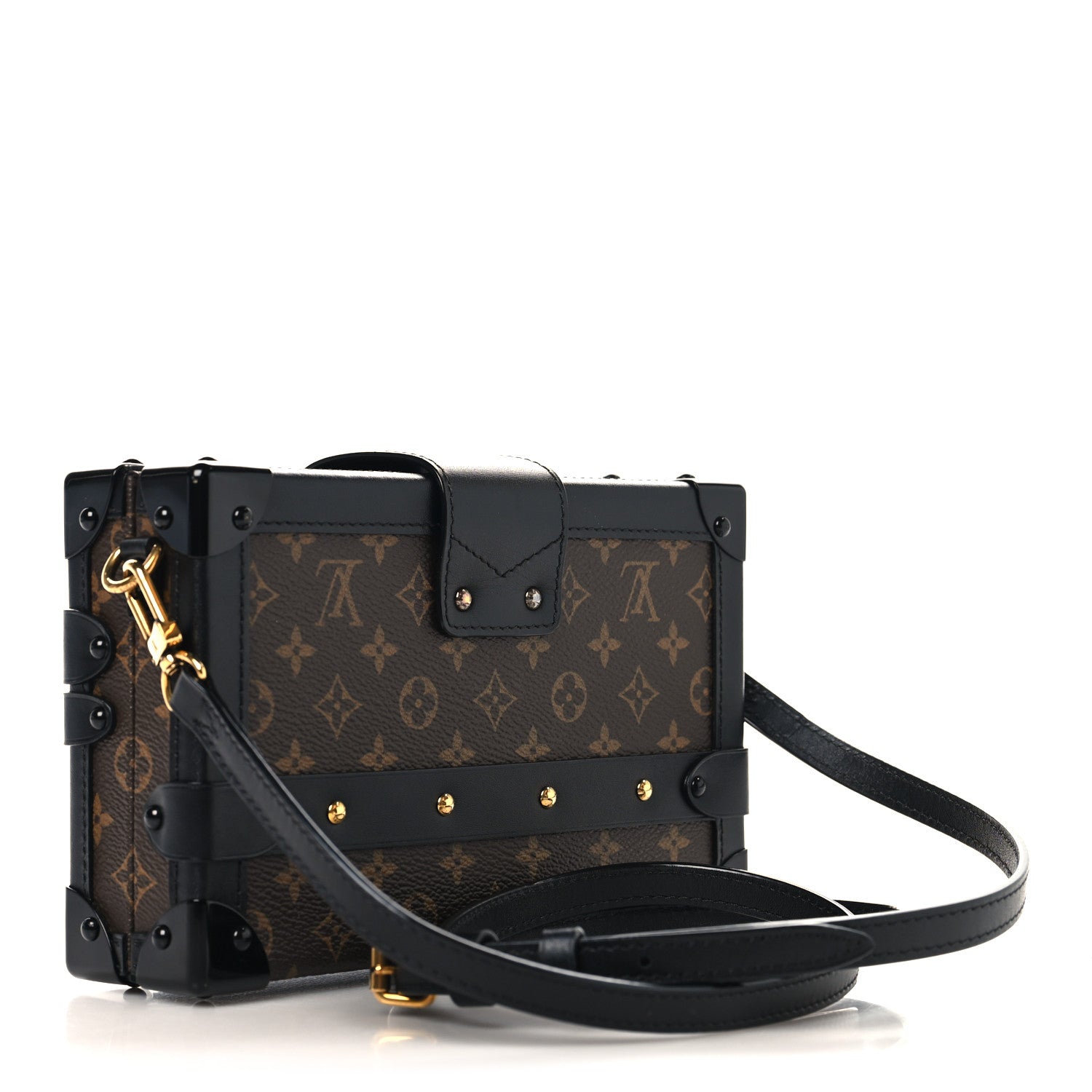 Louis Vuitton Monogram Petite Malle Black 3 of 9