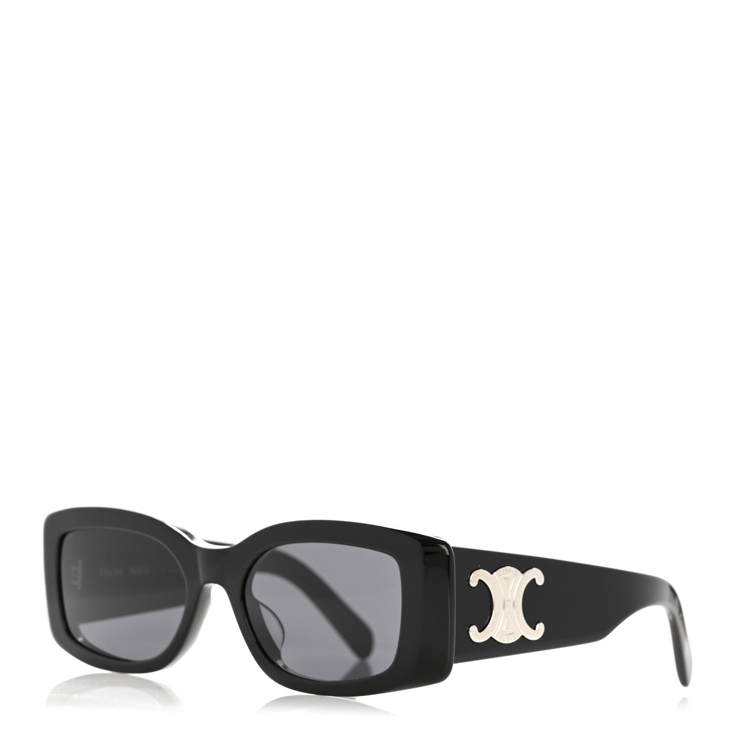 Celine Acetate Triomphe XL 01 Sunglasses CL40282U Black 1 of 8