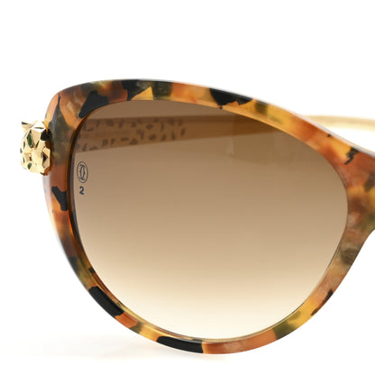 Cartier Panthere Wild De Cartier Sunglasses Tortoise 8 of 9