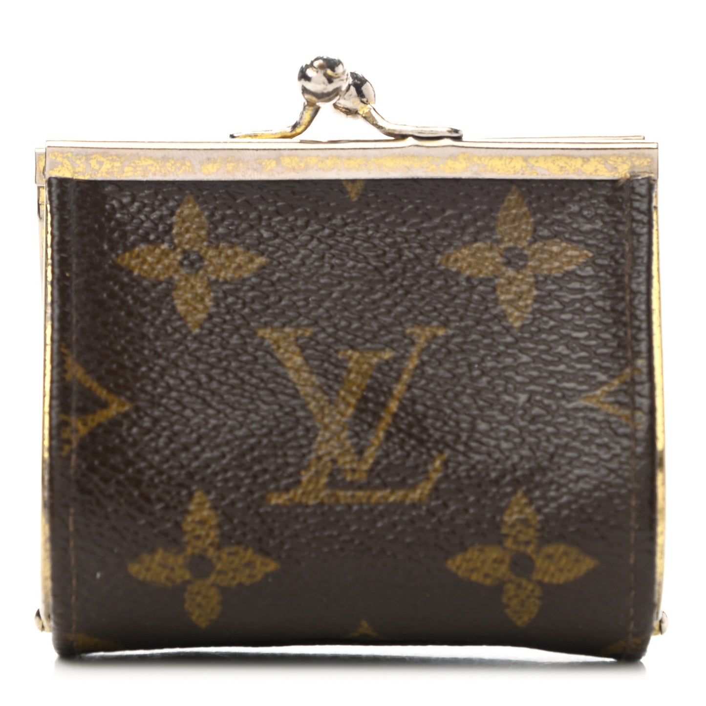 Monogram Mini Kiss Lock Coin Purse
