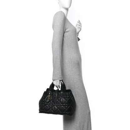 Christian Dior Calfskin Macrocannage Medium Toujours Black 2 of 11
