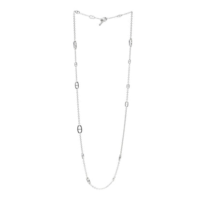 Hermes Sterling Silver Farandole Necklace 120 2 of 4
