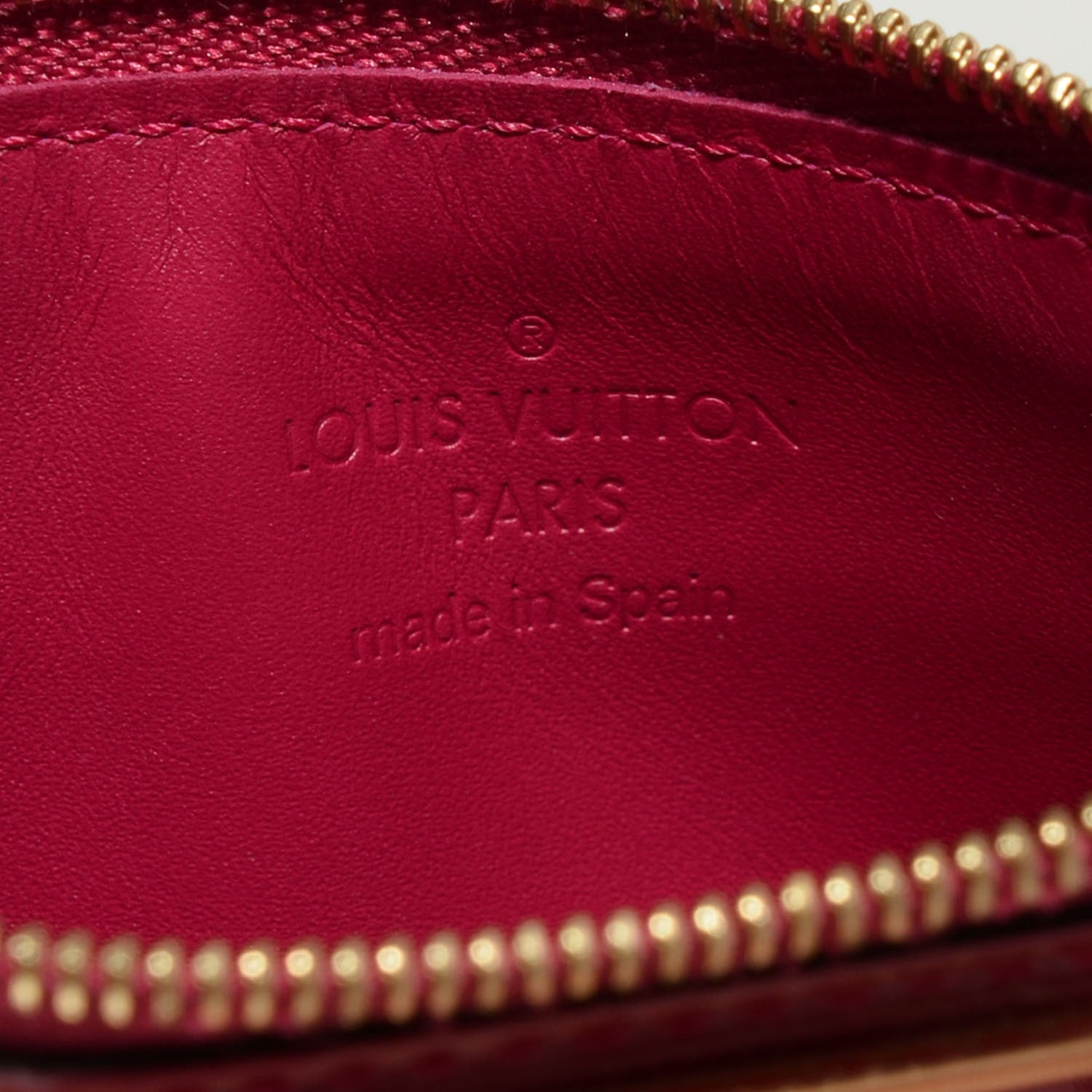 Louis Vuitton Vernis Key Pouch Rose Indien 7 of 8