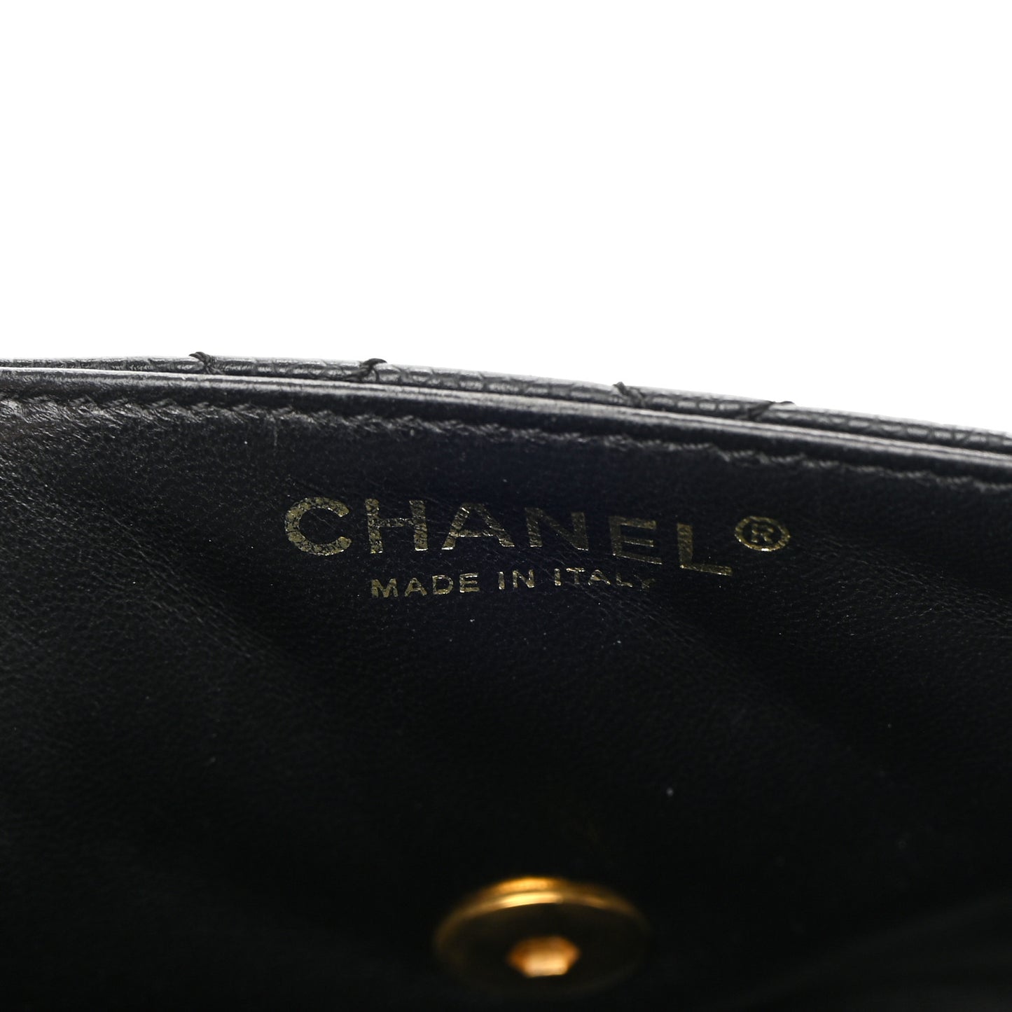 Caviar Quilted East West Flap Black