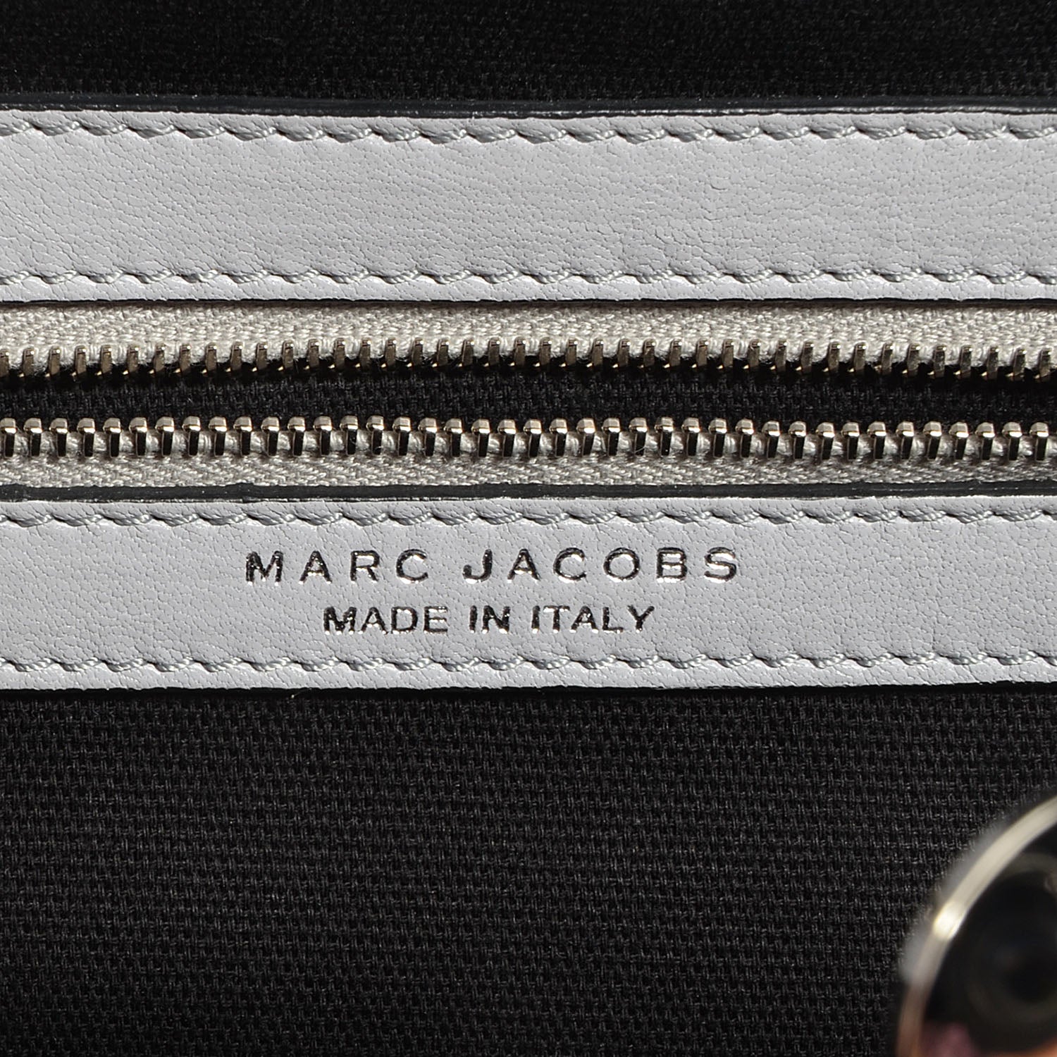 Marc Jacobs Lambskin Manhattan Mini Stam Grey 6 of 10